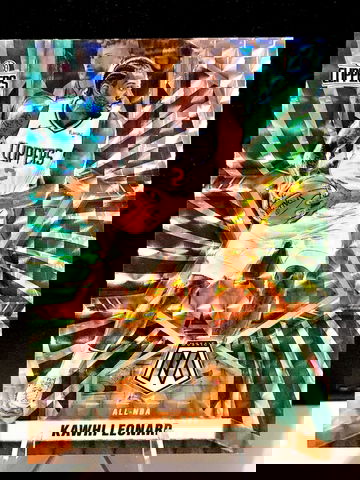 2021 Panini Mosaic  Prizm Green Swirl FOTL Exlusive  Kawhi Leonard  10/10  Clippers 