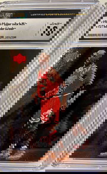 Michael Jordan 1998 UD MJx #121 CSG 10