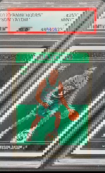 Jayson Tatum 2017 Panini Hoops PSA 9