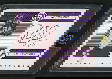 2022 Panini Encased Century Signatures Randy Moss #CS-RM Auto /2