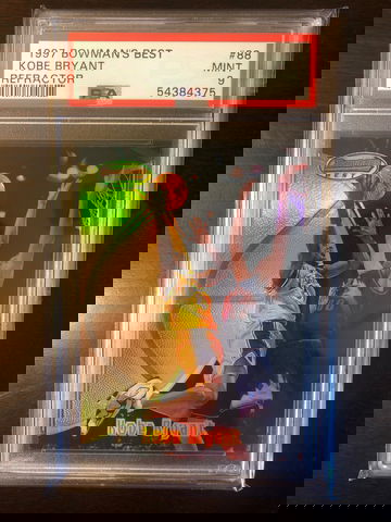 1997-98 Bowman’s Best Kobe Bryant Refractor PSA 9 Low Pop 2nd Year