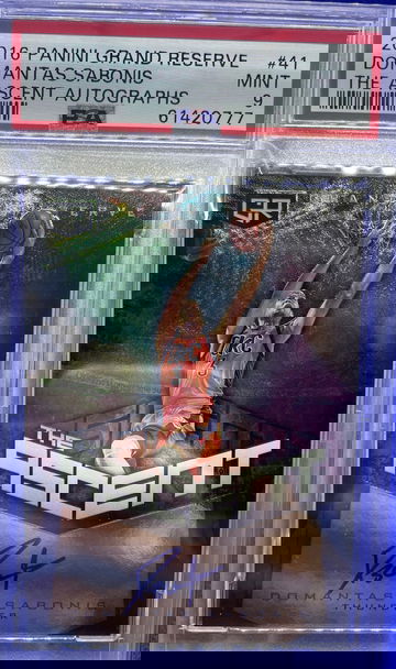 2016-17 Panini Grand Reserve The Ascent Domantas Sabonis /75 RC Auto PSA 9 Mint