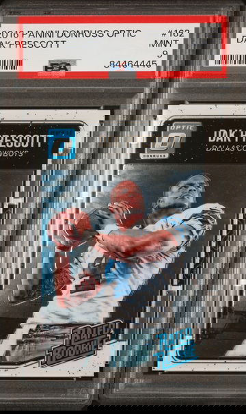 Dak Prescott 2016 Panini Donruss Optic #162 PSA 9