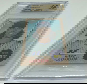 Jacob Degrom 2017 Topps Heritage Mini /100 BGS 9.5