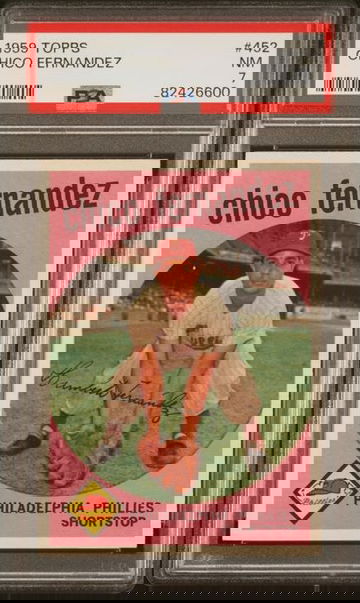 1959 Topps Chico Fernandez #452 PSA 7 [BL-1B.28]