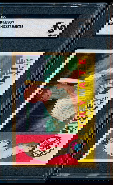 1960 Topps Mickey Mantle #350 SGC 5  Well centered