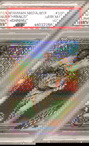 2019 Bowman Chrome Wander Franco Mega Box Mojo PSA 10