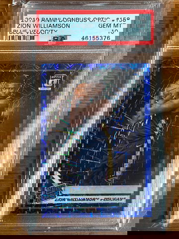 2019 Zion Williamson Optic Blue Velocity (PSA 10)