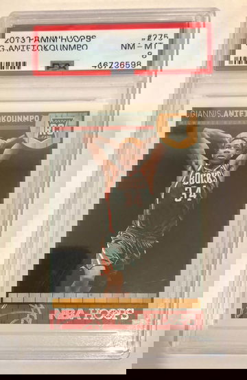 2013 Giannis Antetokounmpo Hoops #275 PSA 8