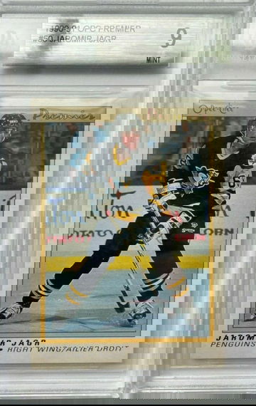 1990-91 O Pee Chee Premier OPC Jaromir Jagr Rookie RC BGS 9