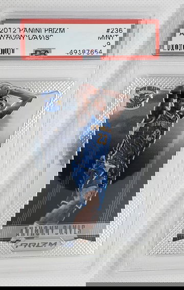 ANTHONY DAVIS 2012 Panini Prizm #236 Rookie RC Lakers Finals - PSA 9 MINT