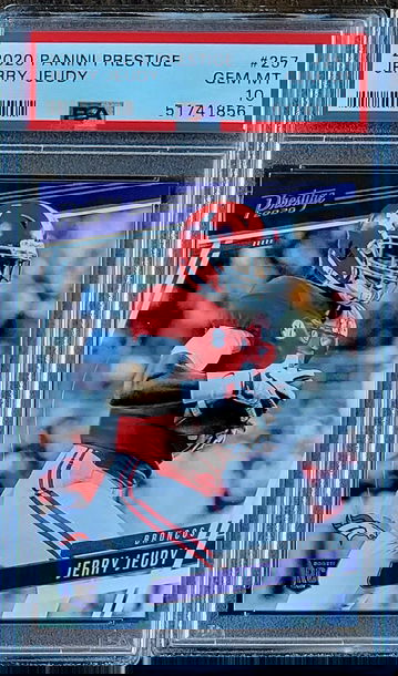 2020 JERRY JEUDY Panini Prestige PSA 10 POP 17 Rookie RC #257