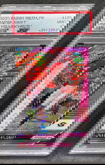 2020 Leaf Metal D'Andre Swift TD Pink Pulsar PSA 9