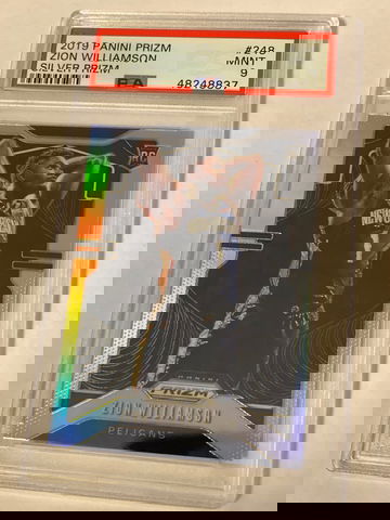 Zion Williamson Silver Prizm RC