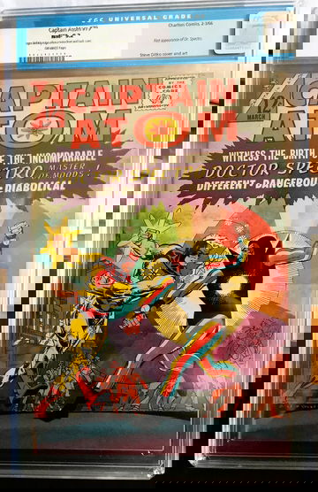 Captain Atom #79 CGC 9.2 OW Origin & 1st Appearance Doctor Spectro Charlton 1966