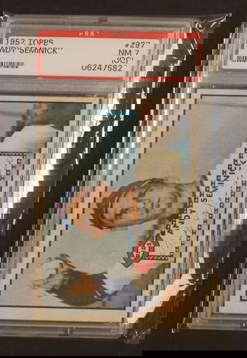 1952 Topps Andy Seminick #297 PSA 7
