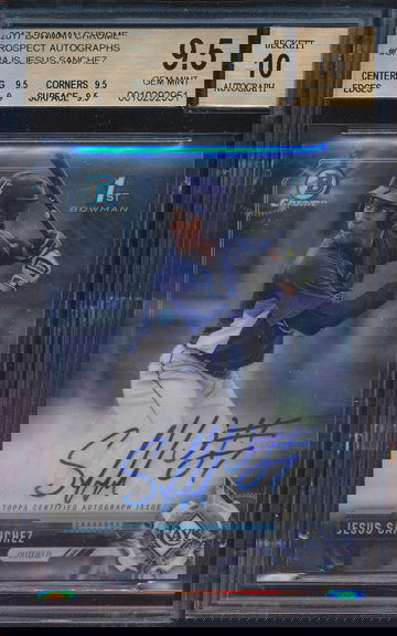 2017 Bowman Chrome Jesus Sanchez BGS 9.5/10