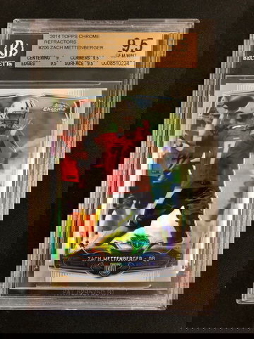 2014 Topps Chrome - Zach Mettenberger - Rookie Refractor BGS 9.5 Gem Mint