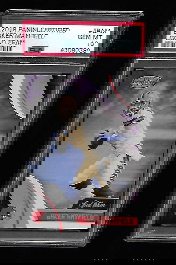 2018 CERTIFIED BAKER MAYFIELD GOLD TEAM