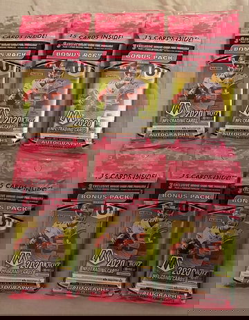 6X 2020 Mosaic Football Cello Packs