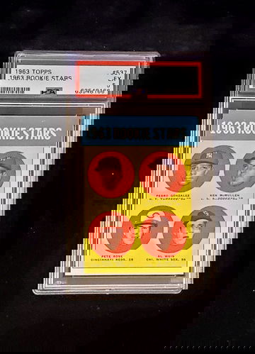 1963 Topps Rookie Stars #537 (Pete Rose) PSA 5 EX