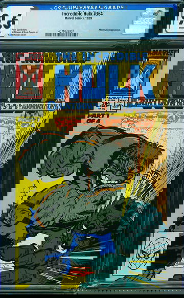 INCREDIBLE HULK #364, CGC 9.6 NM+