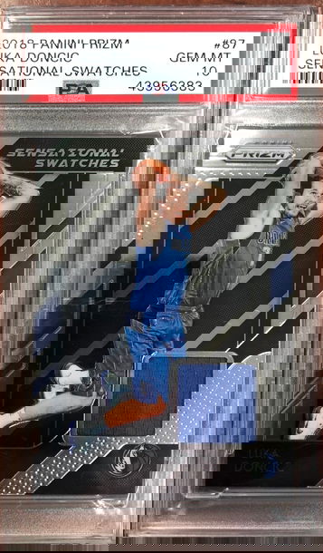 2018 Panini Prizm Luka Doncic RC Swatch PSA 10