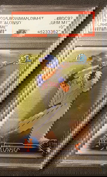 2016 Bowman Chrome Pete Alonso PSA 10