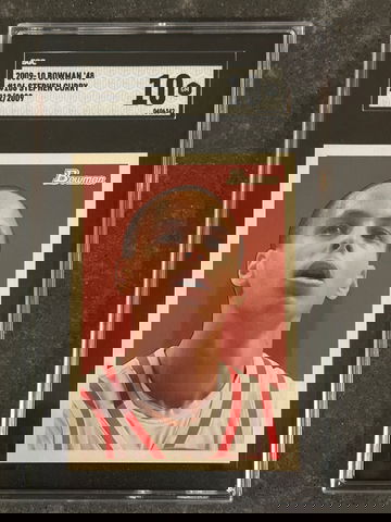 2009-10 Bowman 48’ Stephen Curry rookie SGC 10 serial #’d /2009