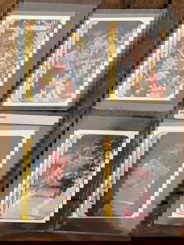 1986 Fleer Sticker Lot Magic, Erving, Olajuwon, Wilkins 