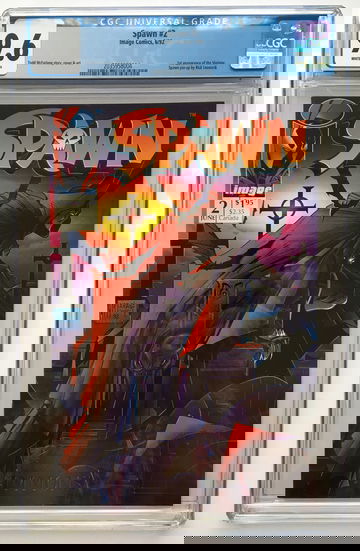 Spawn #2 CGC NM/M 9.6 White Pages 1st Appearance Violator! FREE S/H.