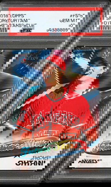 2018 STAR SHOHEI OHTANI TOPPS FUTURE S FUTURE STARS-BLUE #FS-5 PSA 10