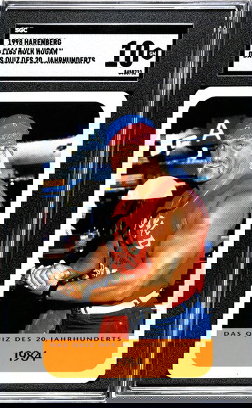 1998 Harenberg Jahrhunderts Hulk Hogan HOF WWF WWE  SGC 10 POP 3