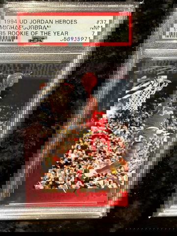 1994 Upper Deck Jordan Heroes ROY #37 PSA #7 Michael Jordan