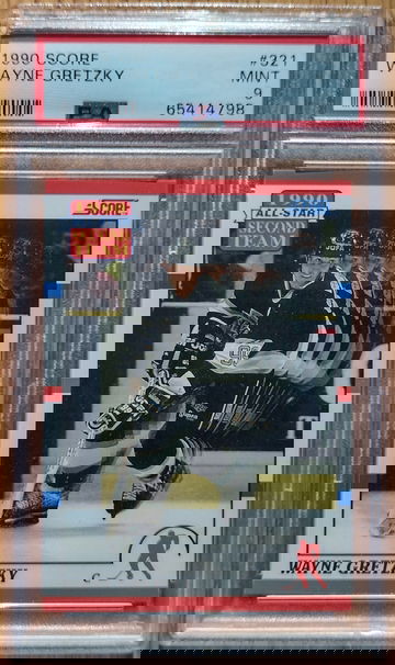 1990-91 Score Wayne Gretzky AS PSA 9