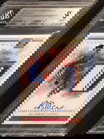 2018 Impeccable Shai Gilgeous Alexander