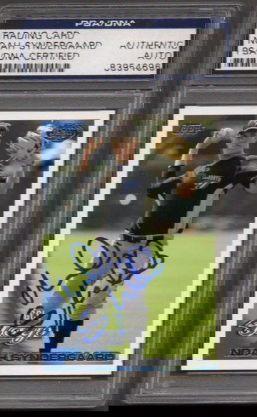 Noah Syndergaard Signed Autographed 2010 Pro Debut #331 RC PSA DNA COA RC