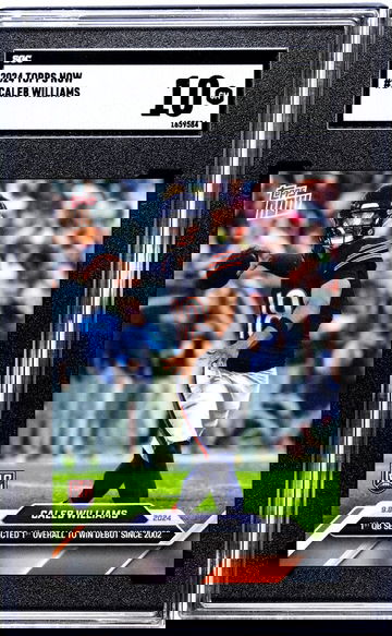 2024 TOPPS CALEB WILLIAMS NOW #2 Rookie RC Limited /28262 SGC 10