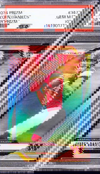 Jayden Daniels Silver Prizm #347 