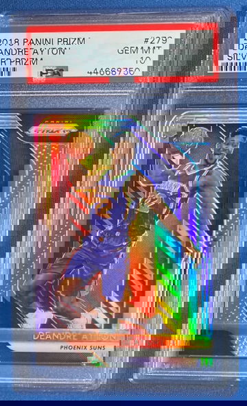2018 Panini Prizm Deandre Ayton Silver RC PSA 10