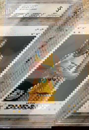 2007-08 Topps Rookie Set Kevin Durant BGS 9