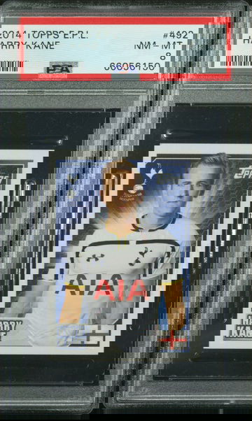 2014 TOPPS STICKERS EPL RC HARRY KANE PSA 8