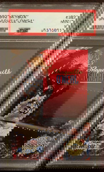 1992 Skybox Shaquille O'Neal #382 PSA 9 Mint