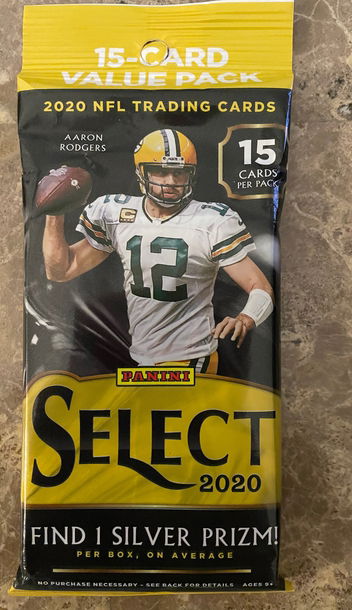 2020 Panini Select Football Value Cello Pack