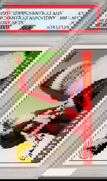 2007 TOPPS SANTA CLAUS THE SANTA CLAUS STORY #3 HOLIDAY SETS PSA 8 NM-MT