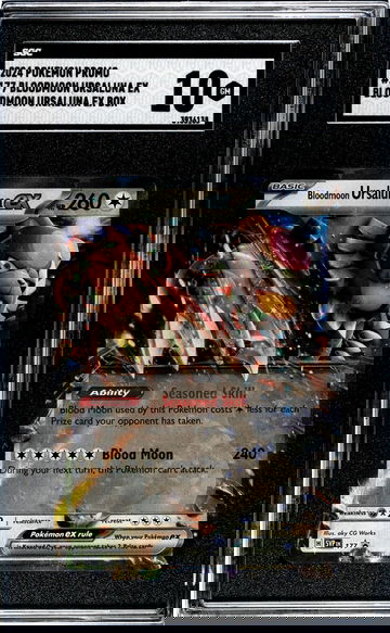 2024 Pokémon Scarlet & Violet Promo Bloodmoon Ursaluna #SVPEN177 EX SGC 10