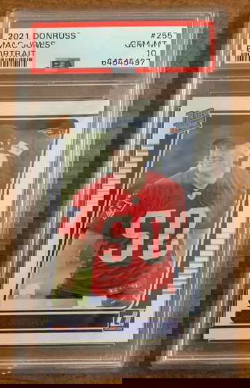 2021 Donruss Mac Jones Portrait PSA 10