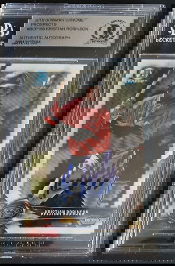 2018 Kristian Robinson bowman's 1st chrome