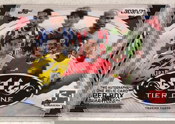 2020-21 TOPPS TIER ONE BUNDESLIGA SOCCER HOBBY BOX 2 AUTOS 1 RELIC/BOX - SUPPORT YOUR LOCAL CARD SHOP!