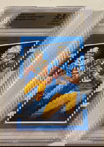 2020 Donruss Justin Herbert Gridiron Kings BGS 9.5